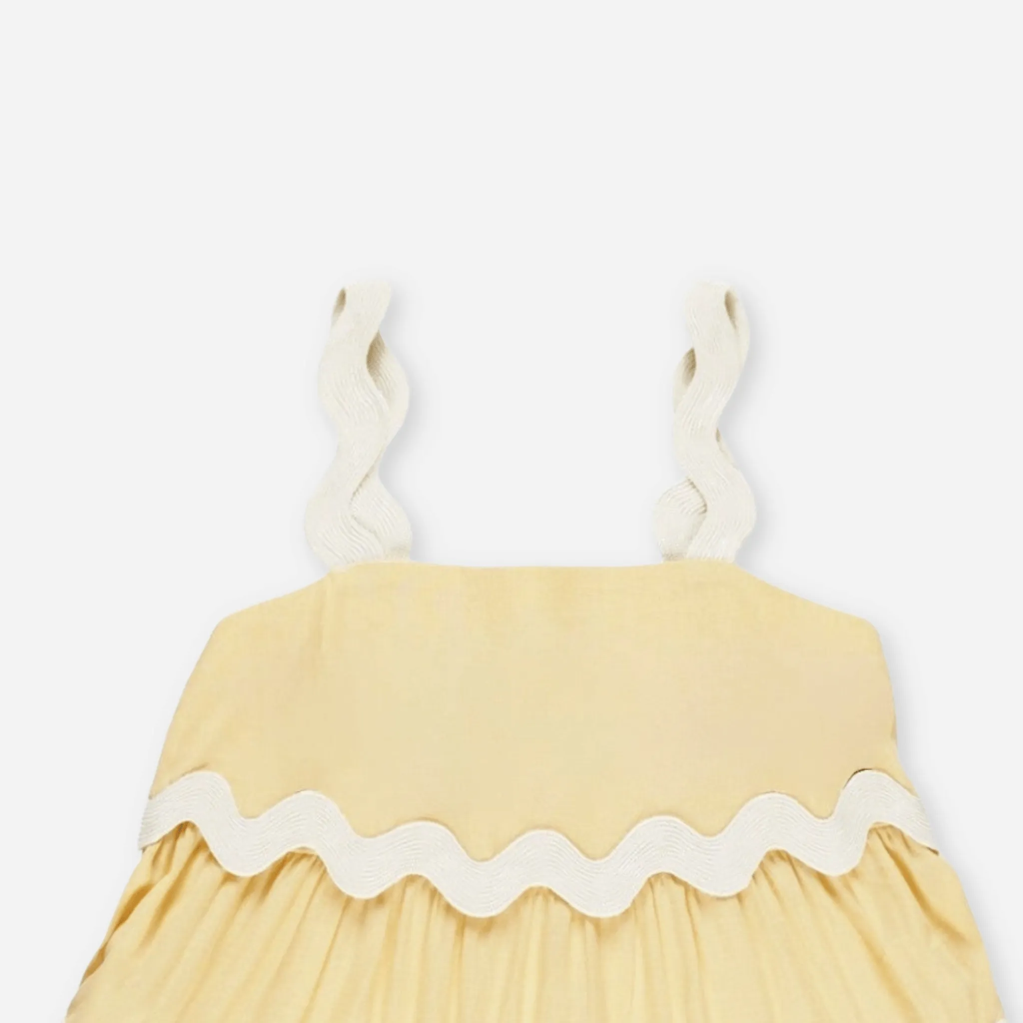 Ric Rac Dress - Yellow