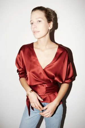 Ruby Red Roxana Blouse