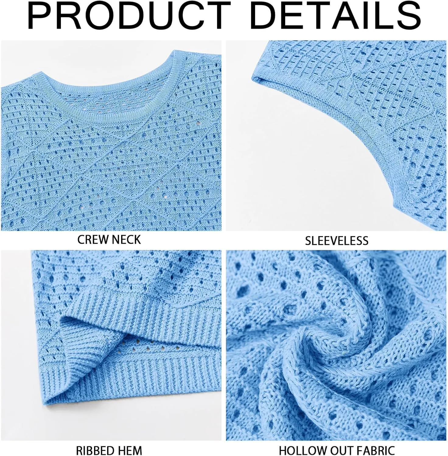 Runcati Mens Knitted Tank Tops Casual Sleeveless Hollow Out Crochet T-Shirts Muscle Summer Beach Hippie Shirts