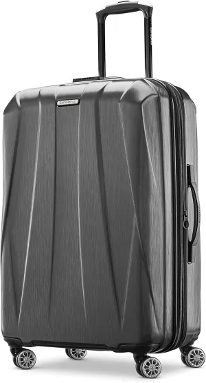 Samsonite Centric 2 Hardside Expandable Luggage with Spinner Wheels, Charcoal, Carry-On 20 Inch