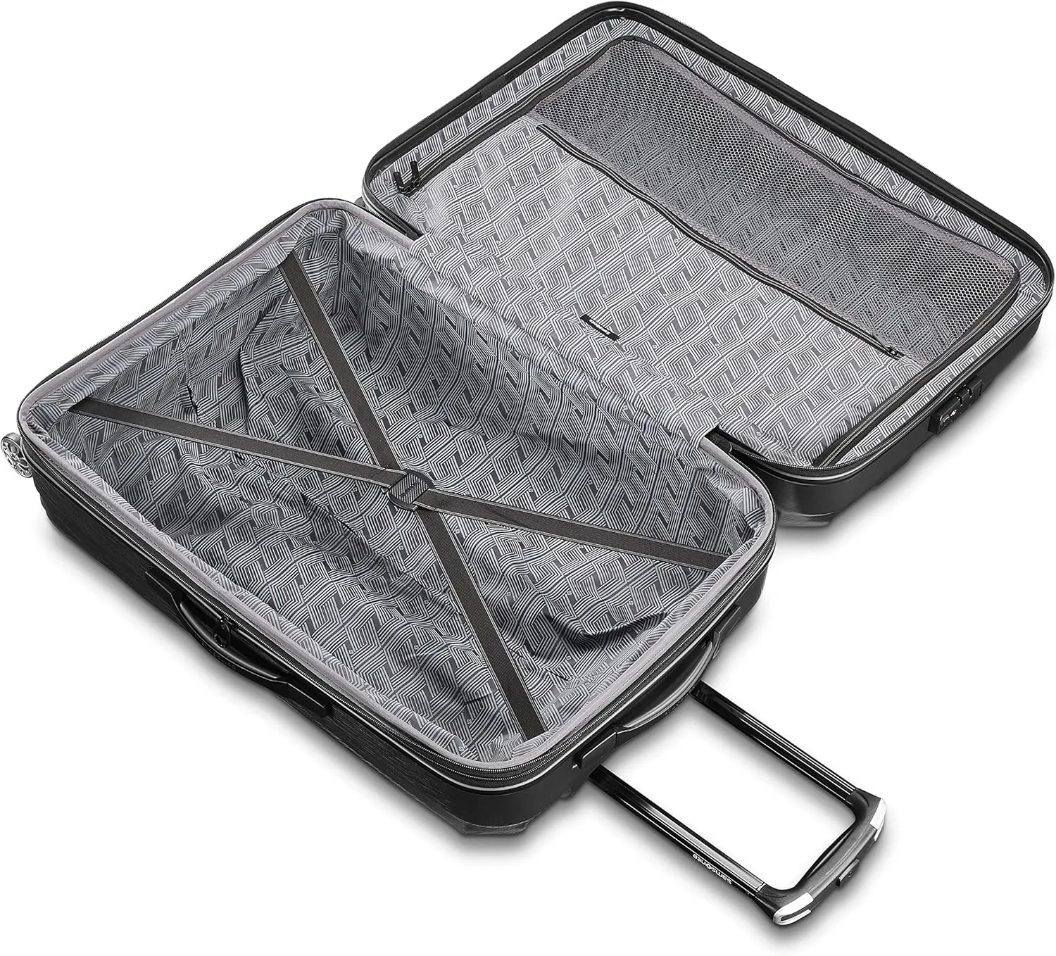 Samsonite Centric 2 Hardside Expandable Luggage with Spinner Wheels, Charcoal, Carry-On 20 Inch