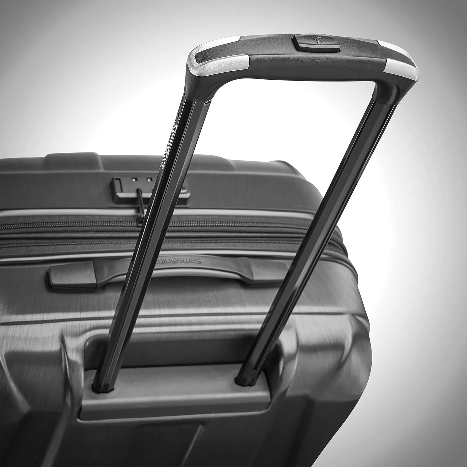 Samsonite Centric 2 Hardside Expandable Luggage with Spinner Wheels, Charcoal, Carry-On 20 Inch