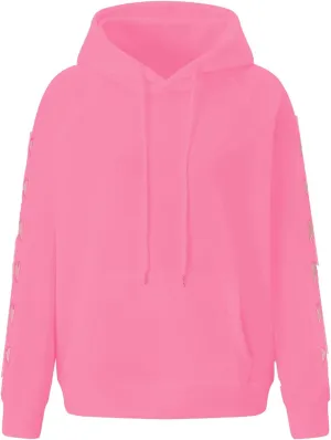 Sastianaen Cute Heart Hoodies for Women Y2k Oversized Embroidered Hoodies Vintage Pullover Sweatshirt Streetwear