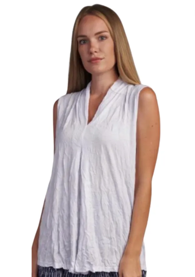 Shana Crinkle Tank Top