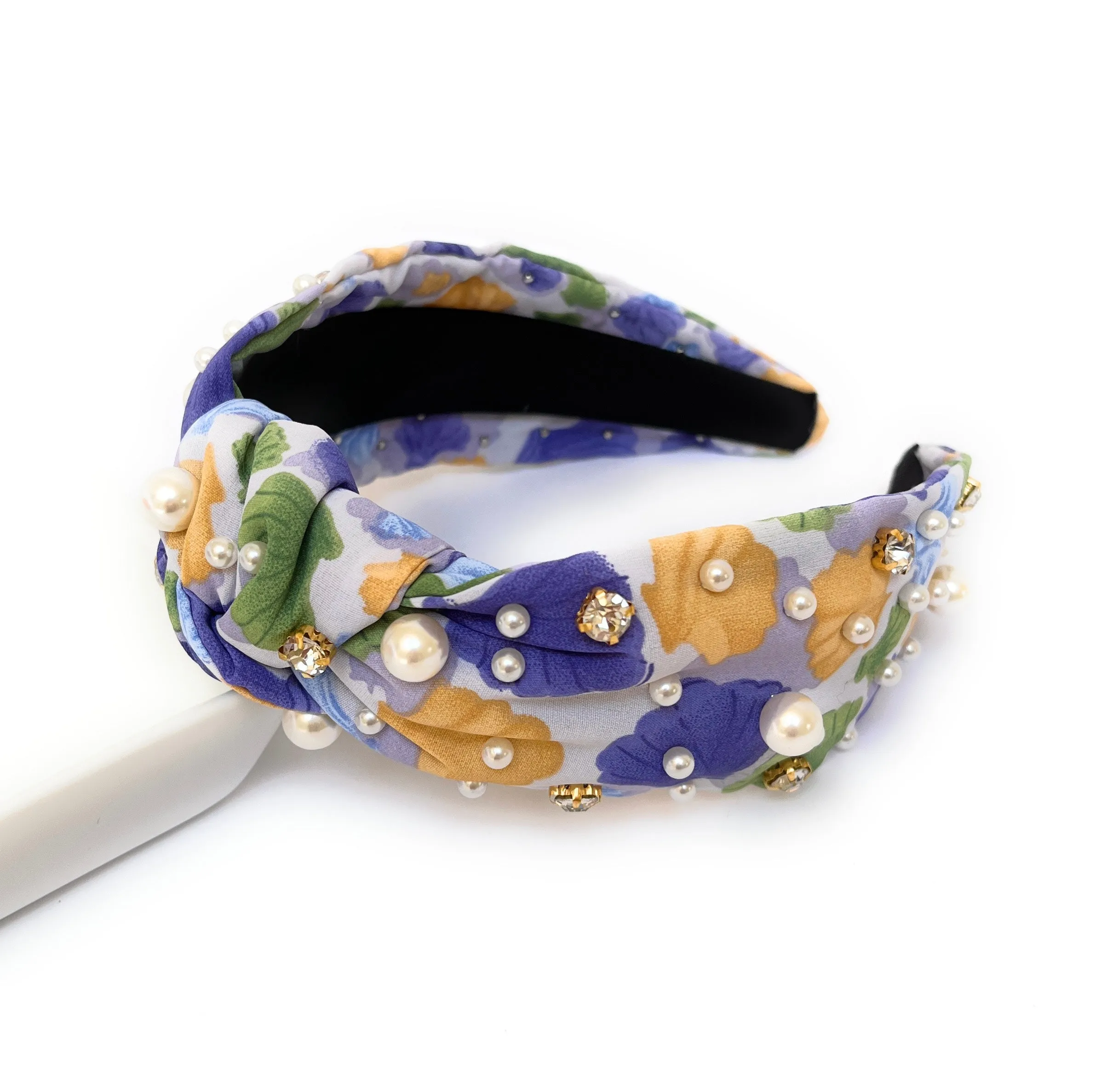 Shells Jeweled Knotted Headband (more colors)