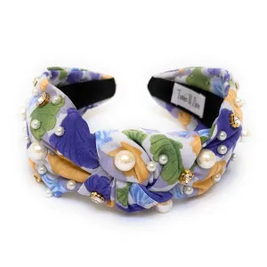 Shells Jeweled Knotted Headband (more colors)