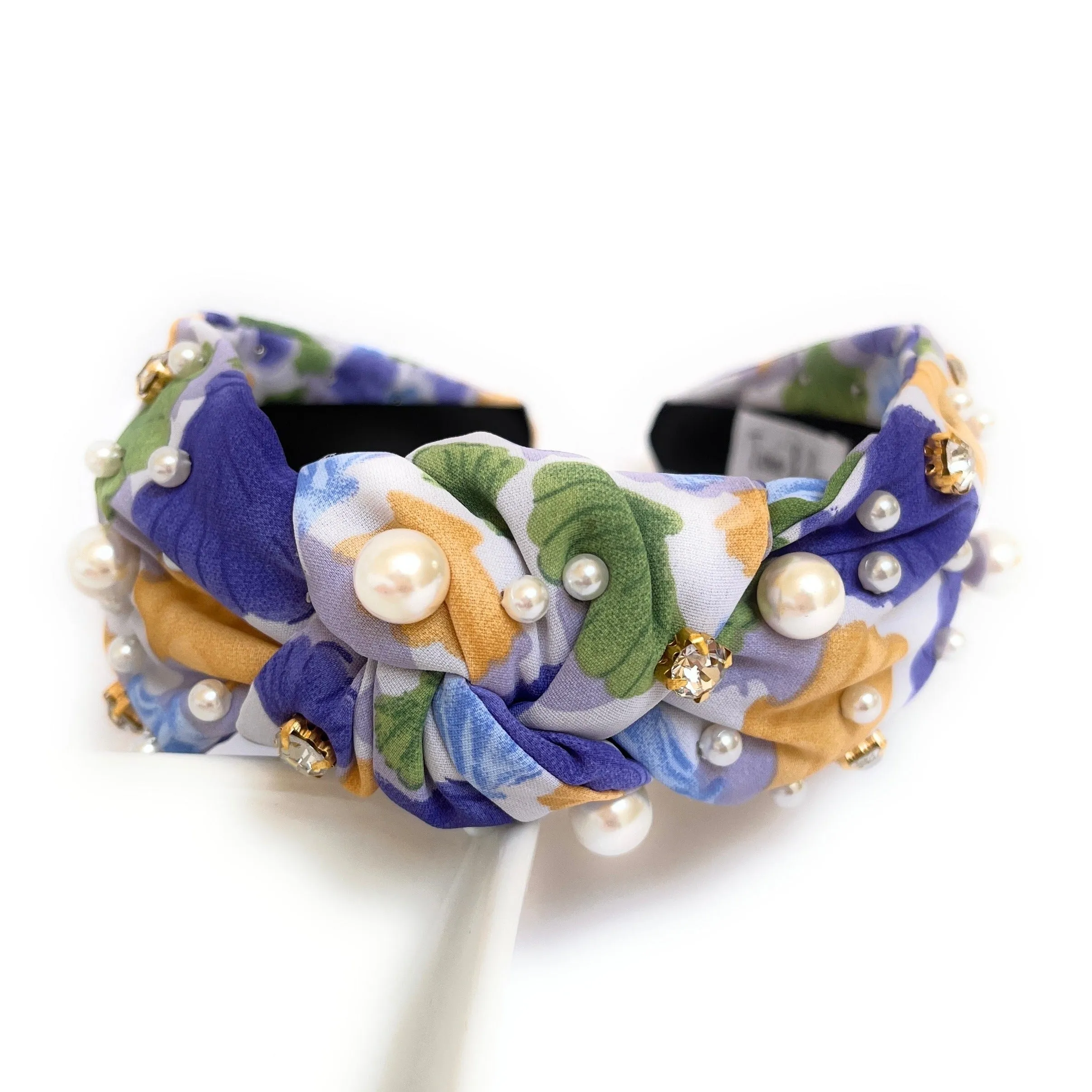 Shells Jeweled Knotted Headband (more colors)