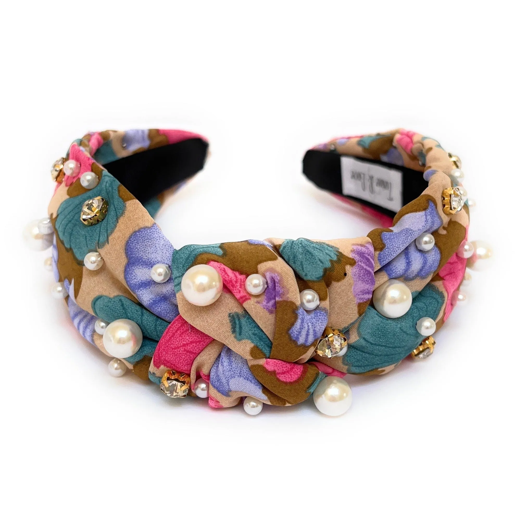 Shells Jeweled Knotted Headband (more colors)