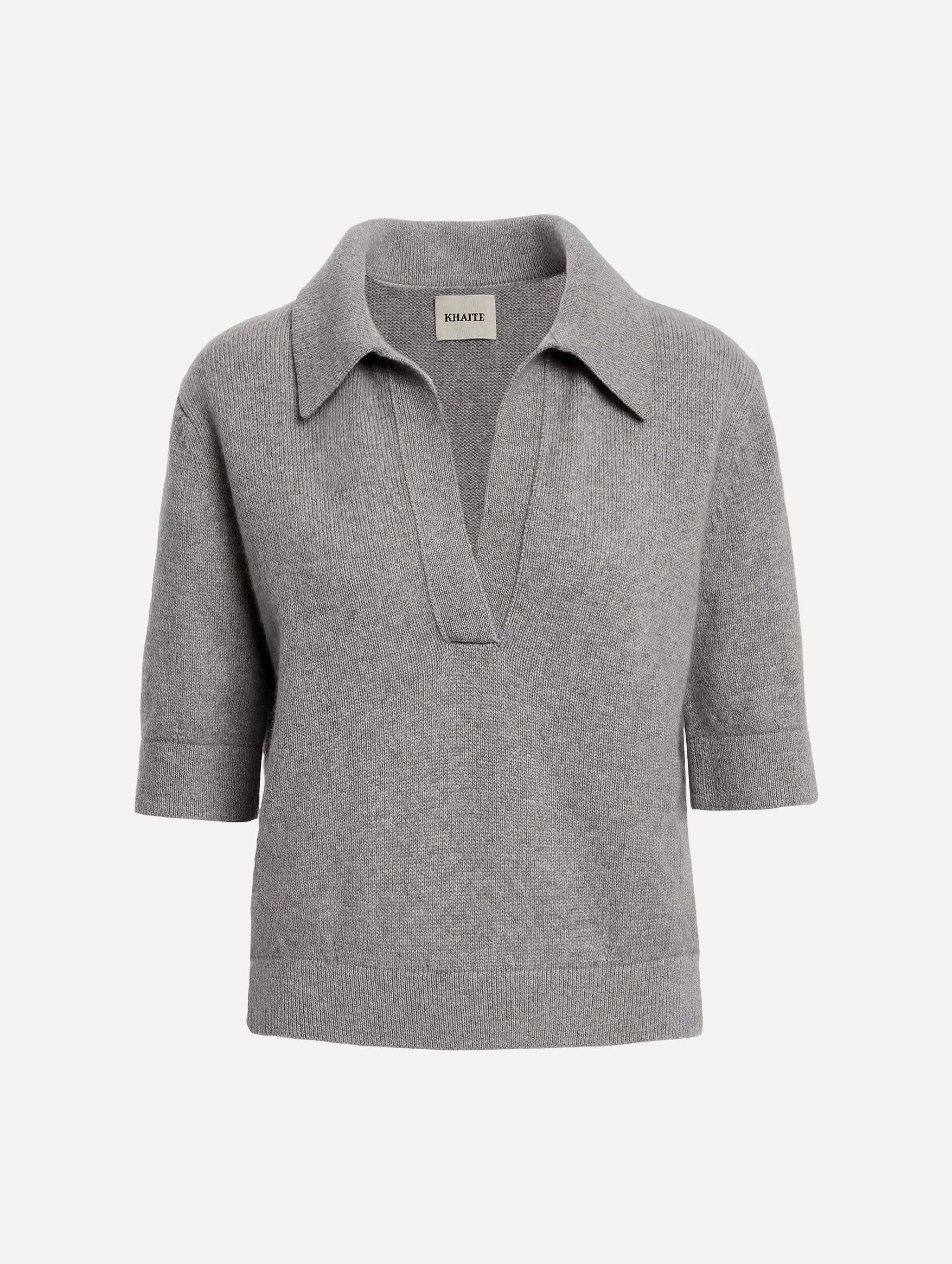 Shrunken Jo Sweater in Warm Grey