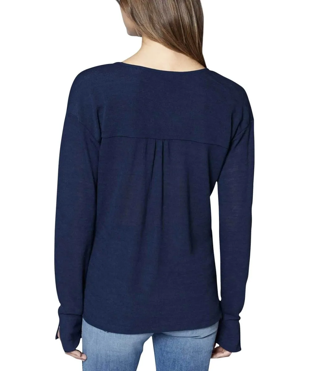 Sienna Mix Top, Essential Blue