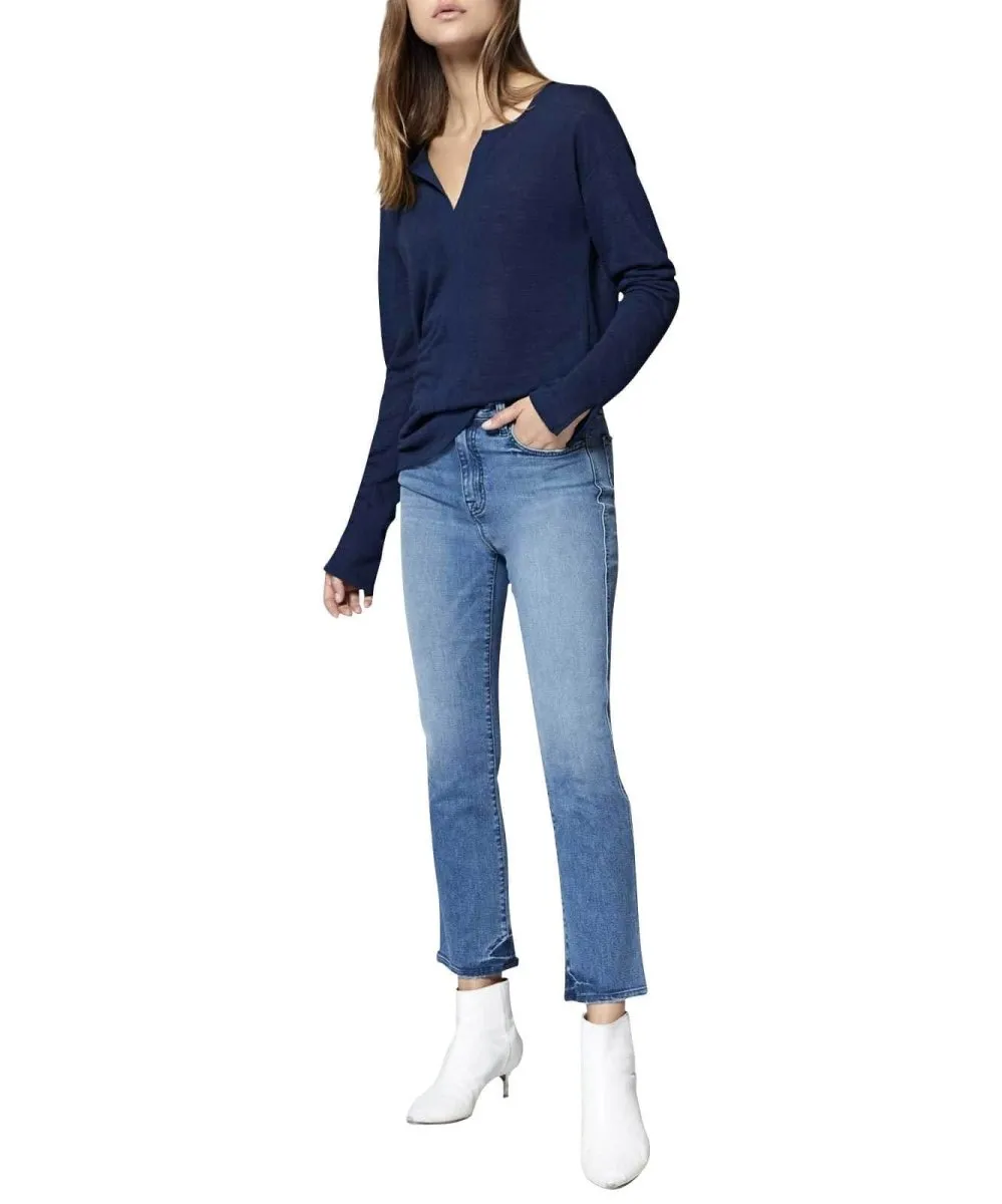 Sienna Mix Top, Essential Blue