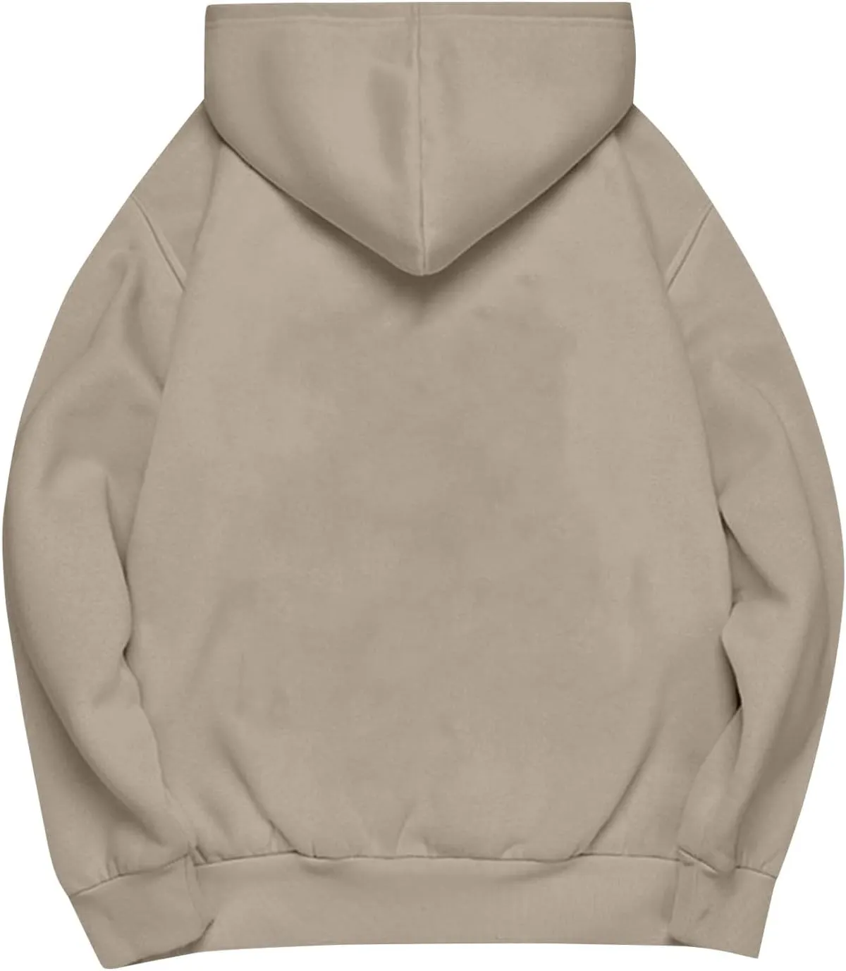 slqdgmryz Oversized Hoodies for Women Trendy Fleece Pullover Pockets Hooded Sweatshirts Preppy Plain Long Sleeve Y2k Hoodie