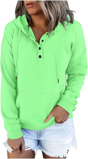 SMIDOW Womens Casual Fleece Hooded Sweatshirts Hoodies Pullover Tops Tunic Blouses Athletic Workout Pullover Y2K Clothes