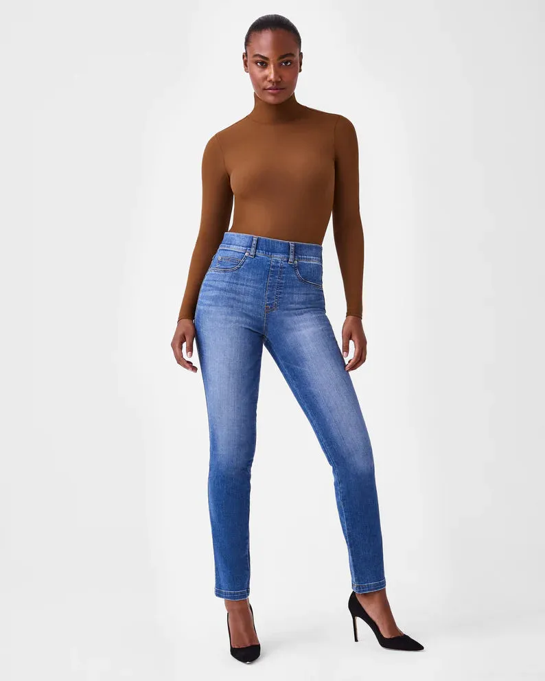 SPANX Suit Yourself Ribbed Long Sleeve Turtleneck Bodysuit