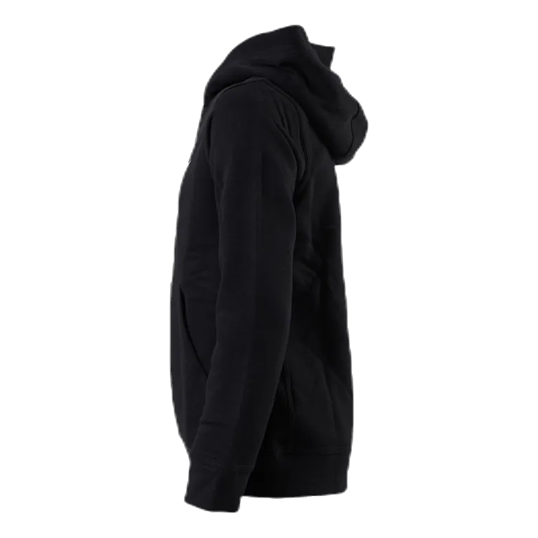 Sportswear Club Fleece Big Kids’ Pullover Hoodie BLACK/LT SMOKE GREY