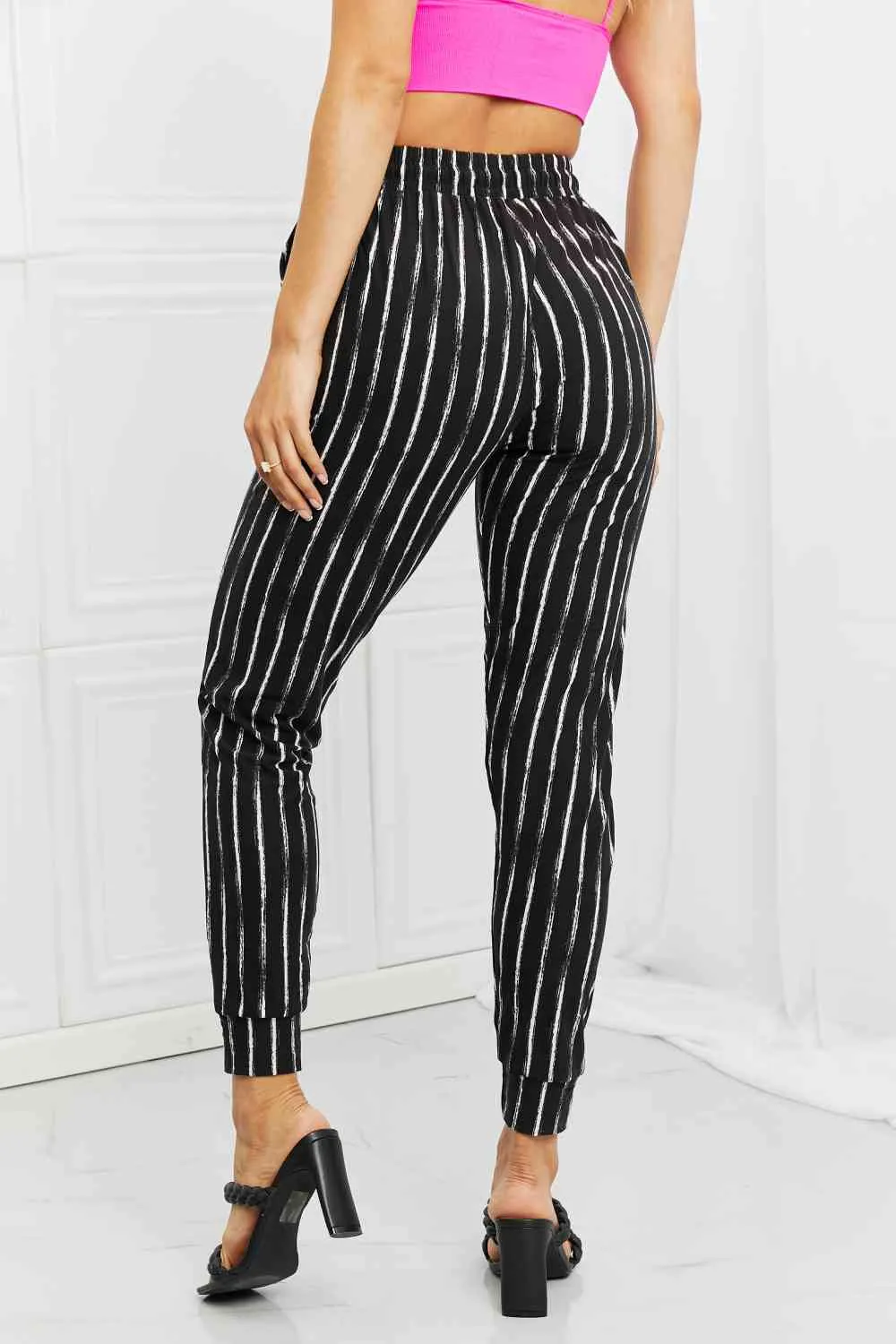 Stay In Joggers in Black