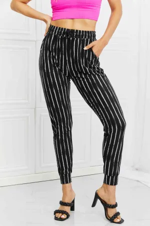 Stay In Joggers in Black