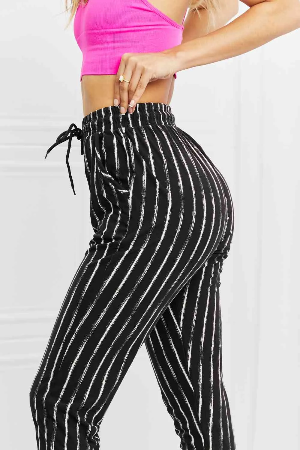 Stay In Joggers in Black