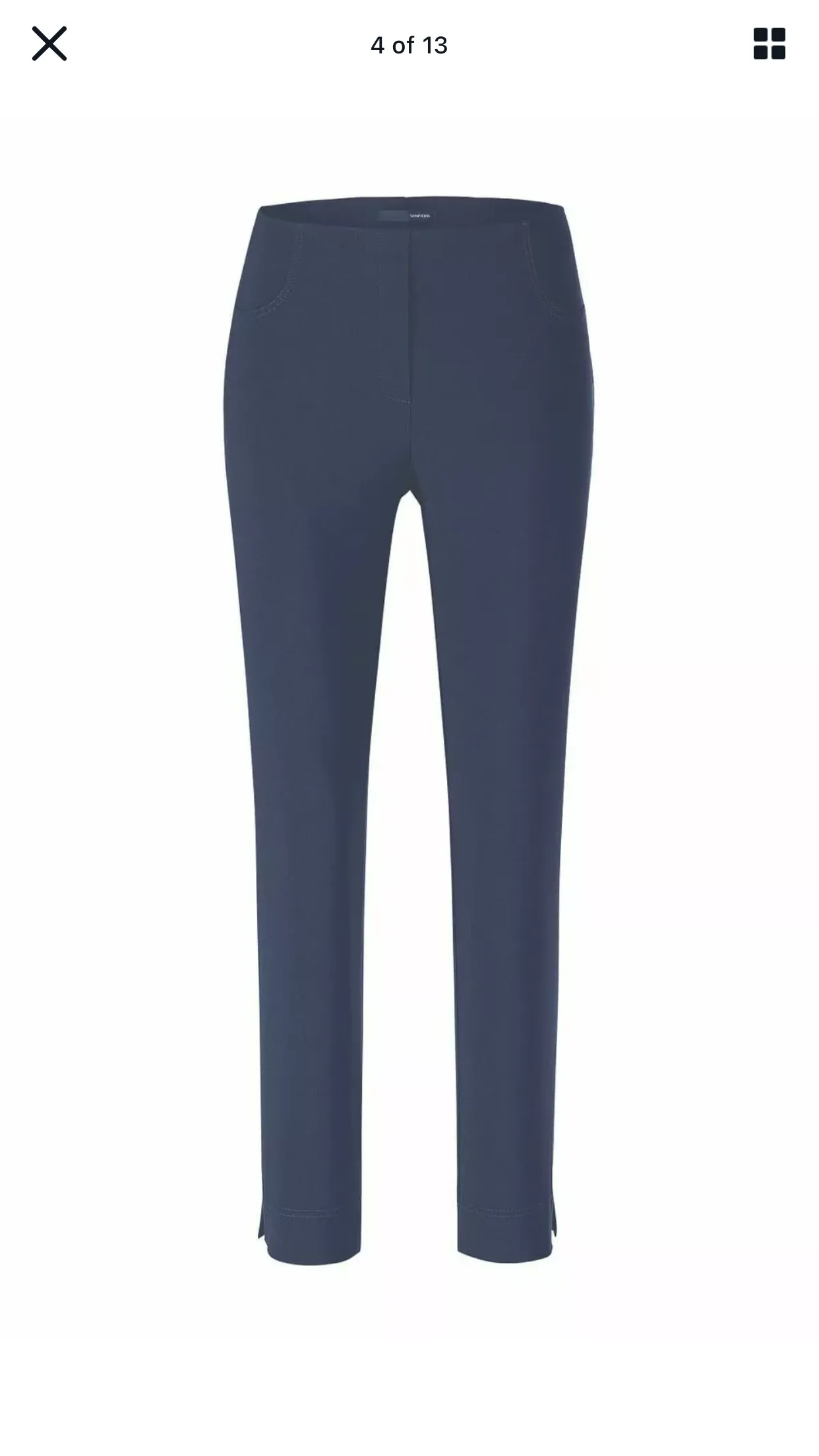 Stehmann Loli 742 7/8 Trouser Indigo