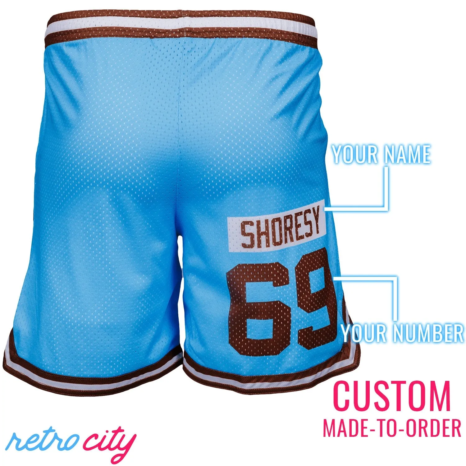 Sudbury Bulldogs Retro Mesh Pocket Shorts