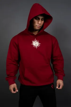SUNFIRE DRAGON HOODIE (MAROON)