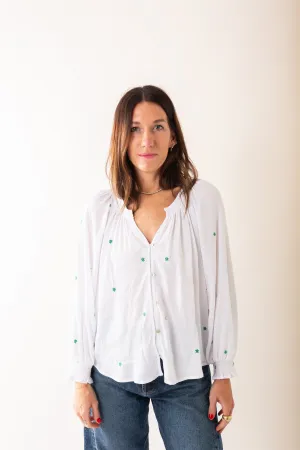 Susan White Blouse