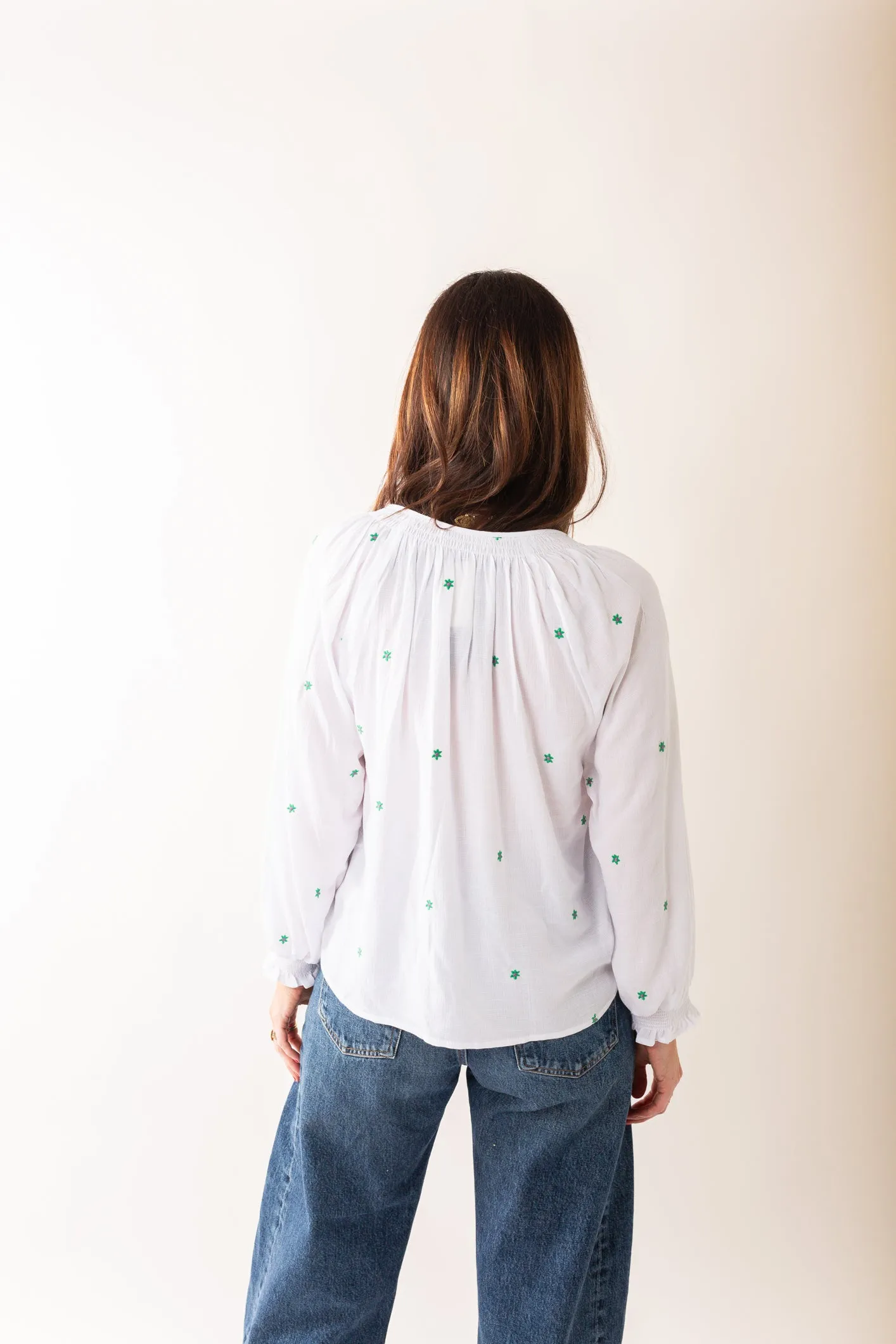 Susan White Blouse