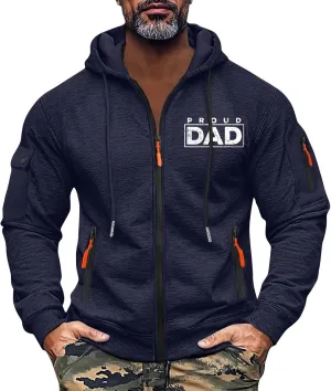Sweatshirt for Men Zip Comfort Fashion Soft Drawstring Men's Sweatshirts Gym Stylish Sweatshirt with Pockets