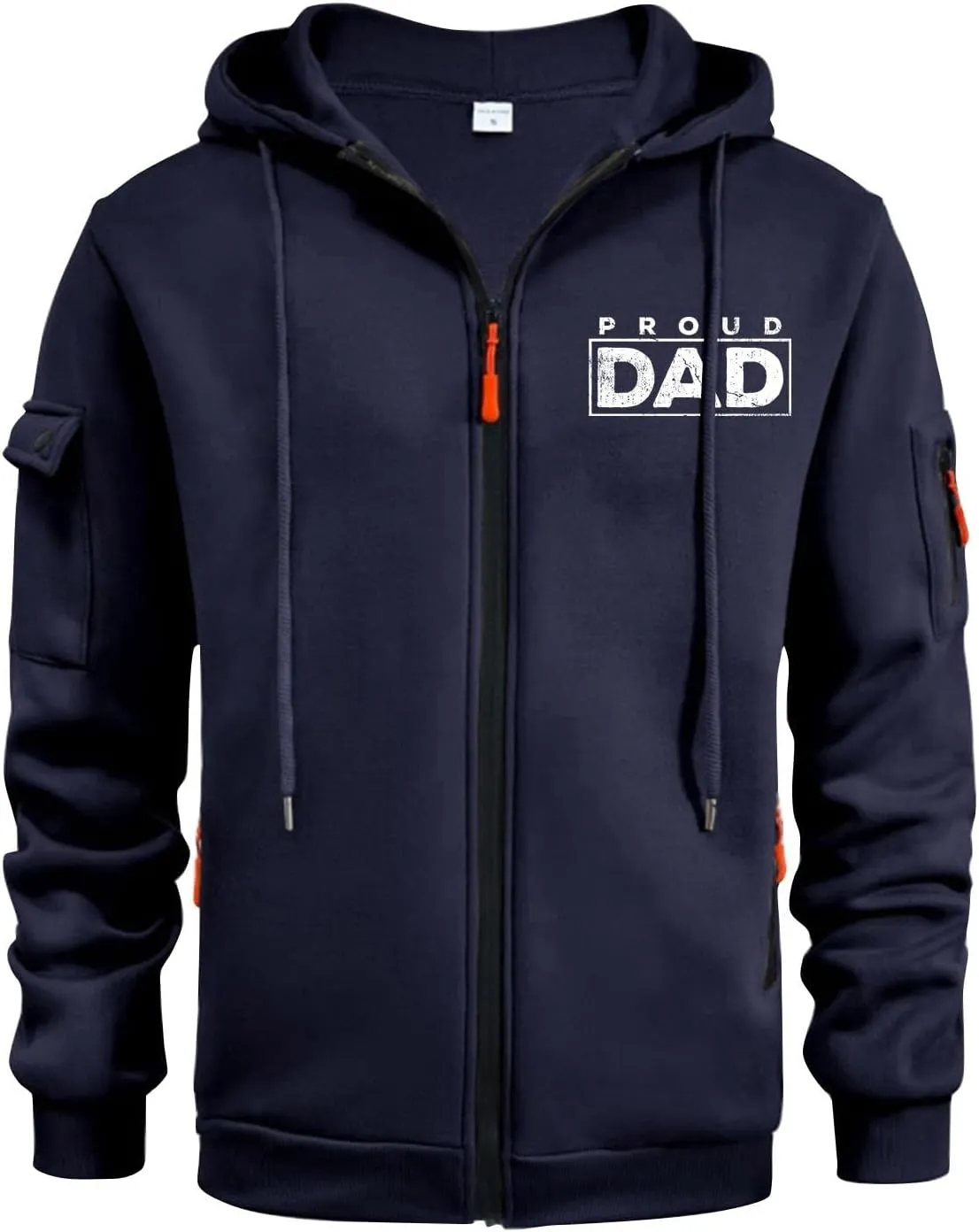 Sweatshirt for Men Zip Comfort Fashion Soft Drawstring Men's Sweatshirts Gym Stylish Sweatshirt with Pockets