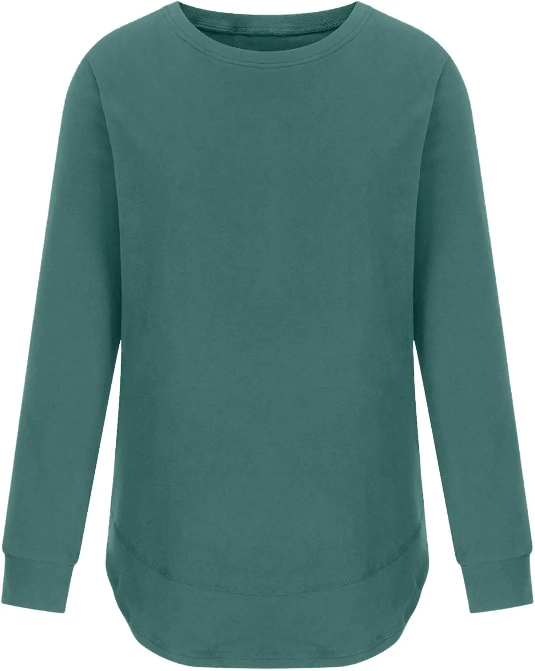 TANGNADE Womens Oversized Sweatshirts Long Sleeve Crewneck Dressy Casual Pullover Lightweight Fall Tunic Tops Blouses