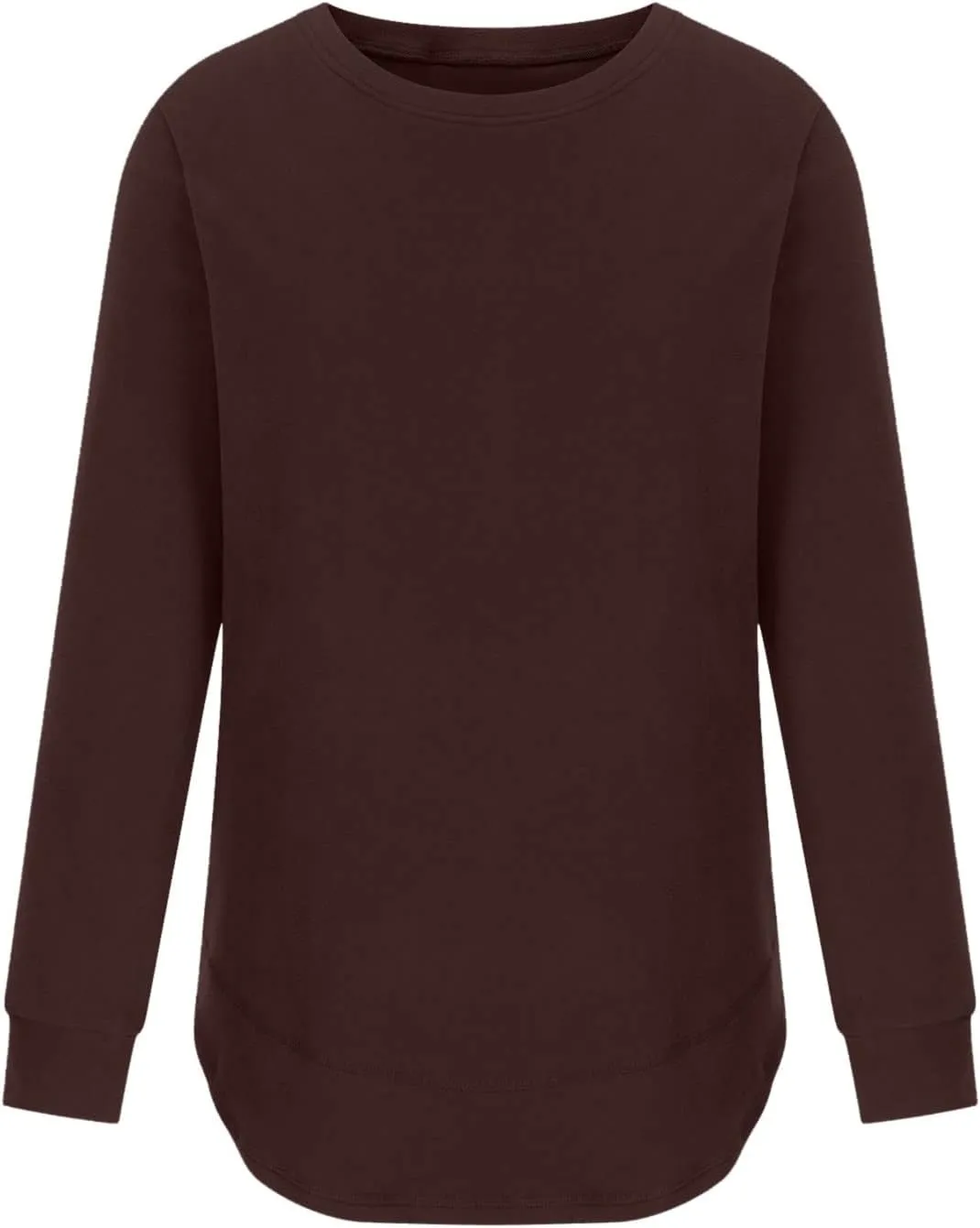 TANGNADE Womens Oversized Sweatshirts Long Sleeve Crewneck Dressy Casual Pullover Lightweight Fall Tunic Tops Blouses