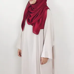 Textured Satin : Red