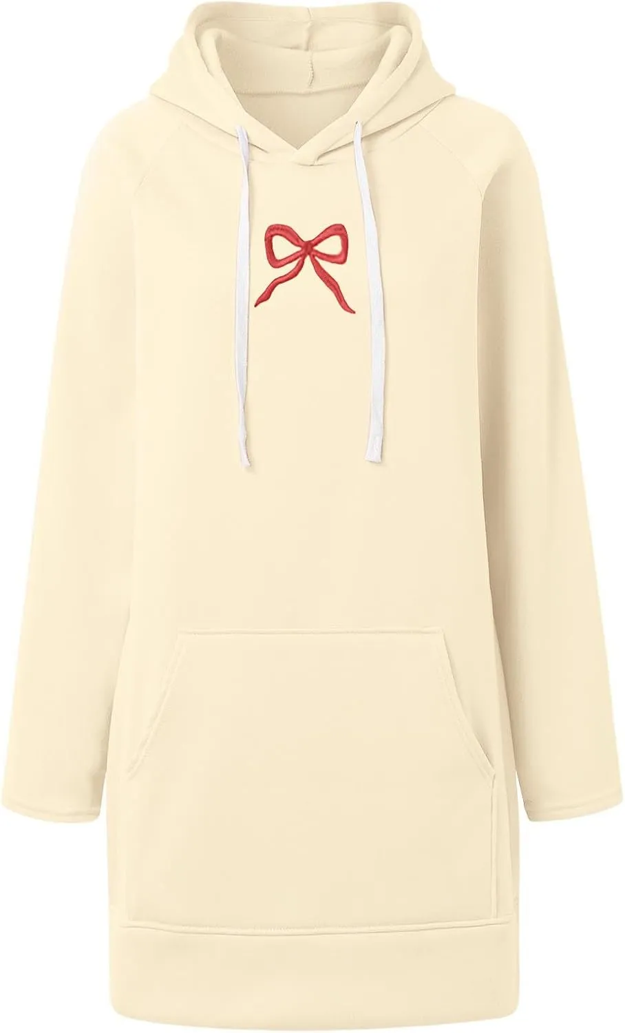 The Warmy Oversized Hoodie Dress For Women,Valentines Cute Graphic Long Sleeve Pullover Sweatshirt With Pocket