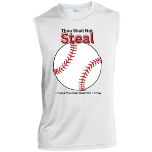 Thou Shall Not Steal CLOSEOUT -- Men’s Sleeveless Performance Tee