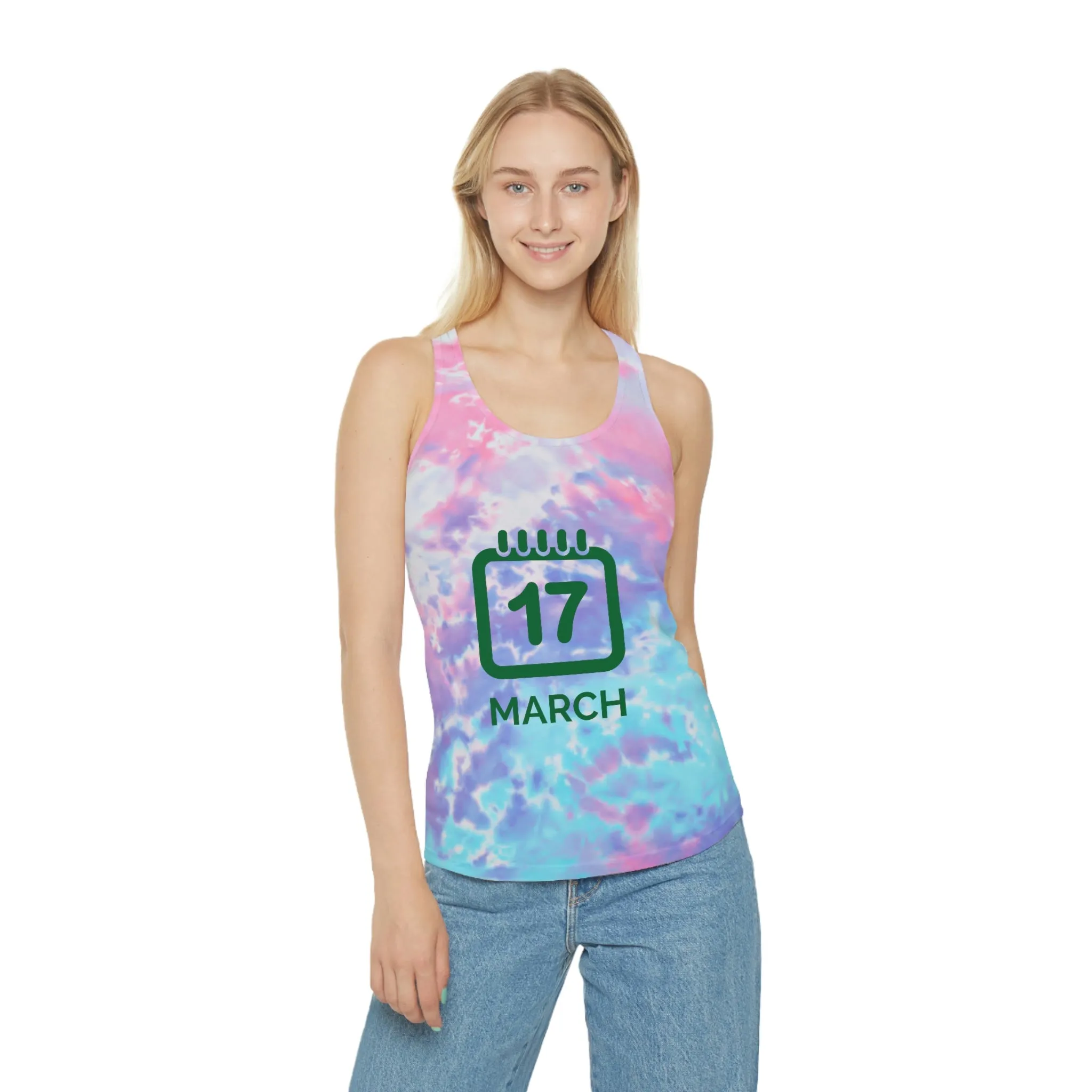 Tie Dye Racerback Tank Top