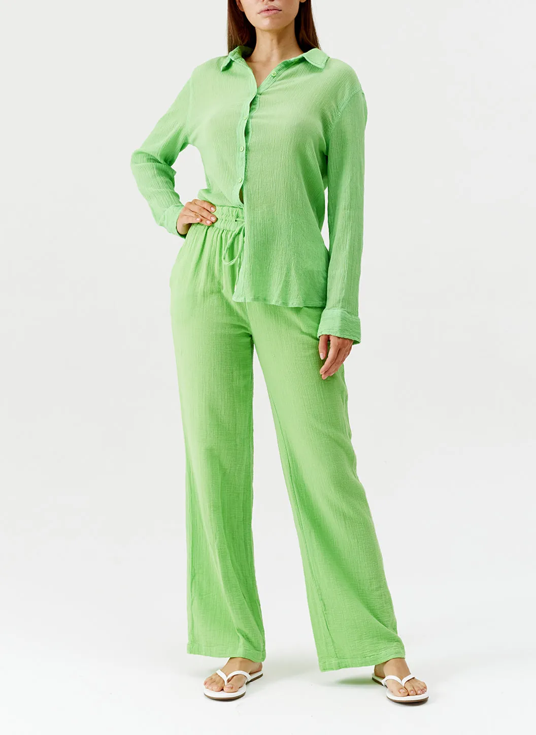 Tina Lime Shirt