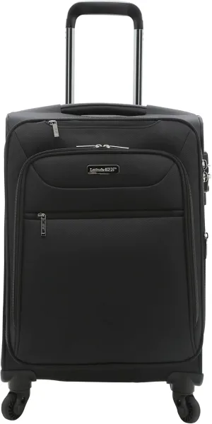 Travelers Club Explorer Expandable Luggage, Black, Checkin 28-Inch
