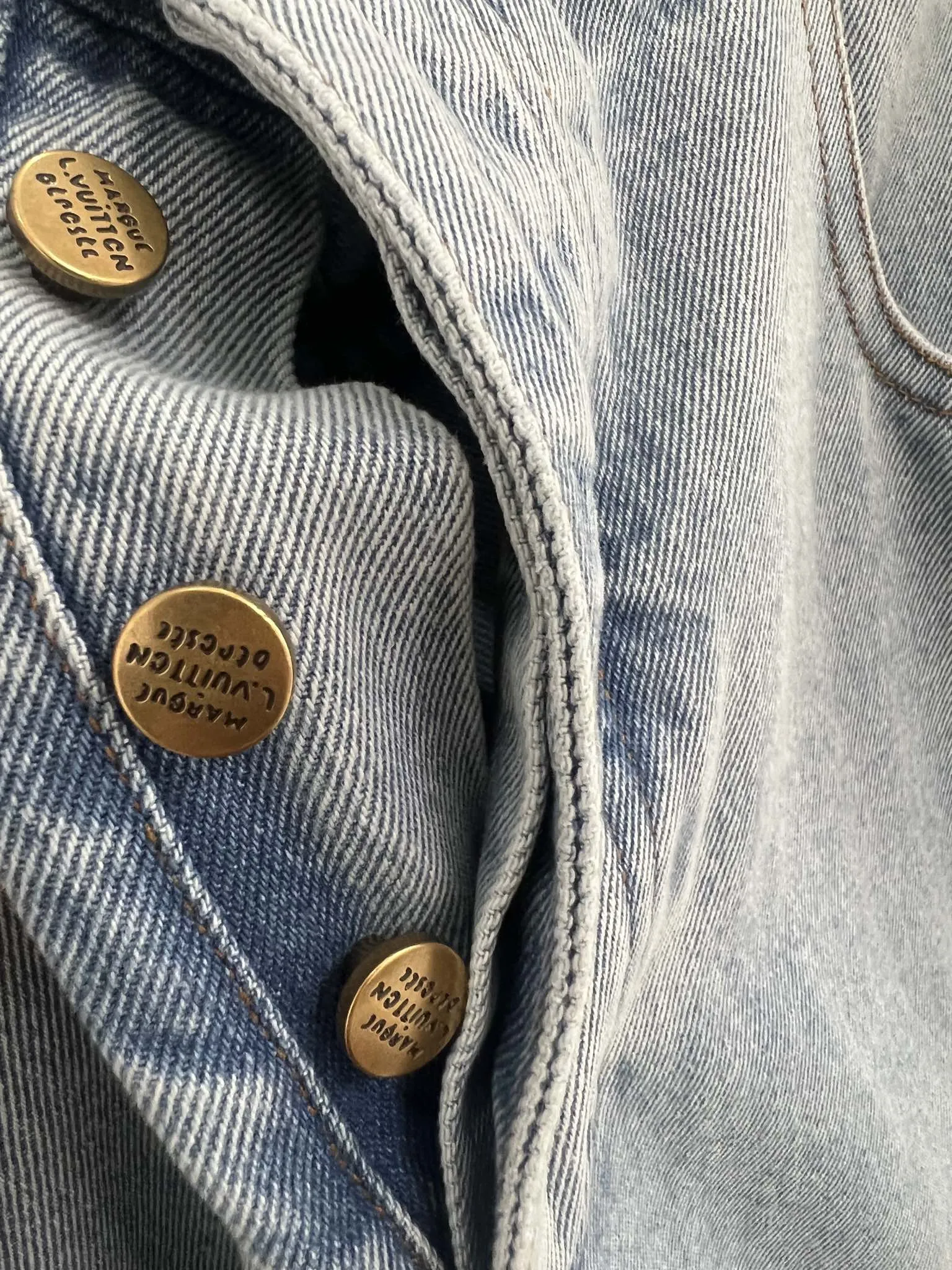 Twill cotton denim fabric