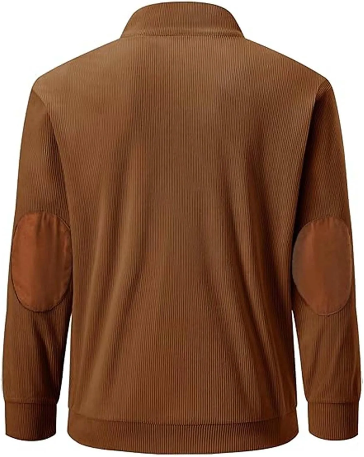 Ugly Christmas Sweatshirts for Men 1/4 Button Stand Collar Pullover Xmas Tree Printed Graphic Long Sleeve Polo Shirt