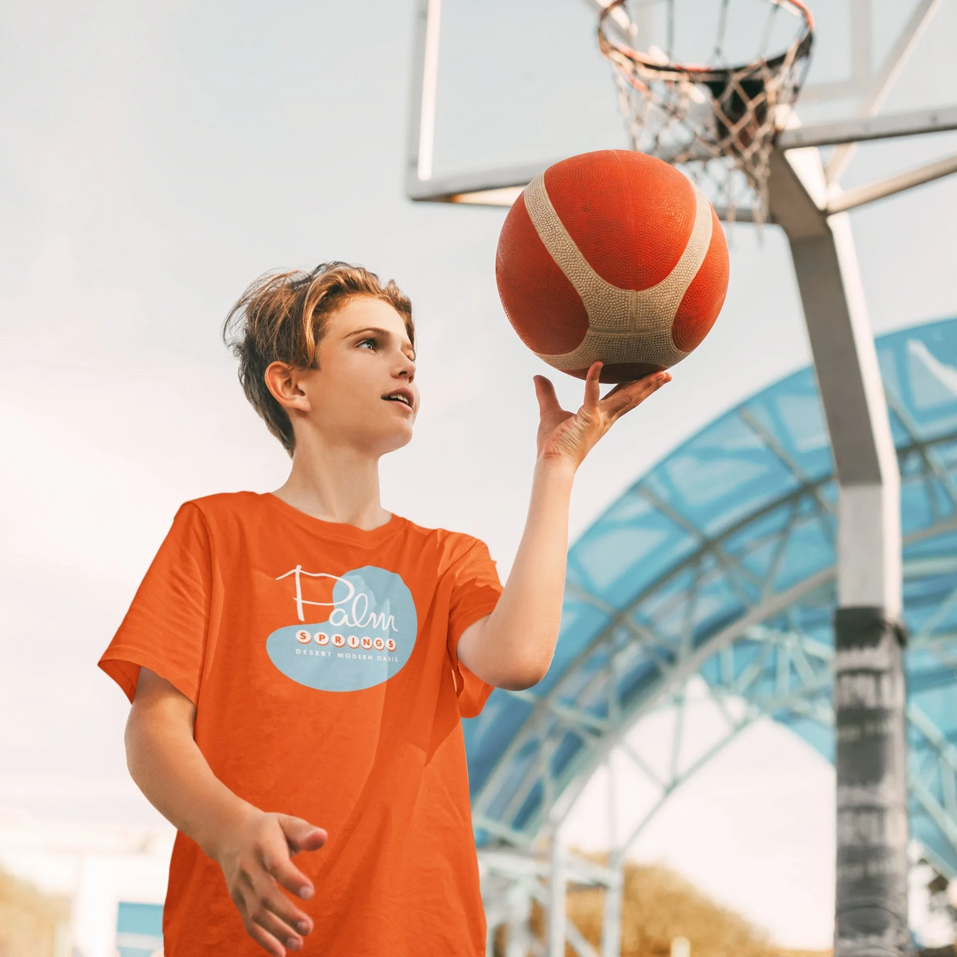 Unisex T-shirt Kids - Kidney Pool Tee - Orange