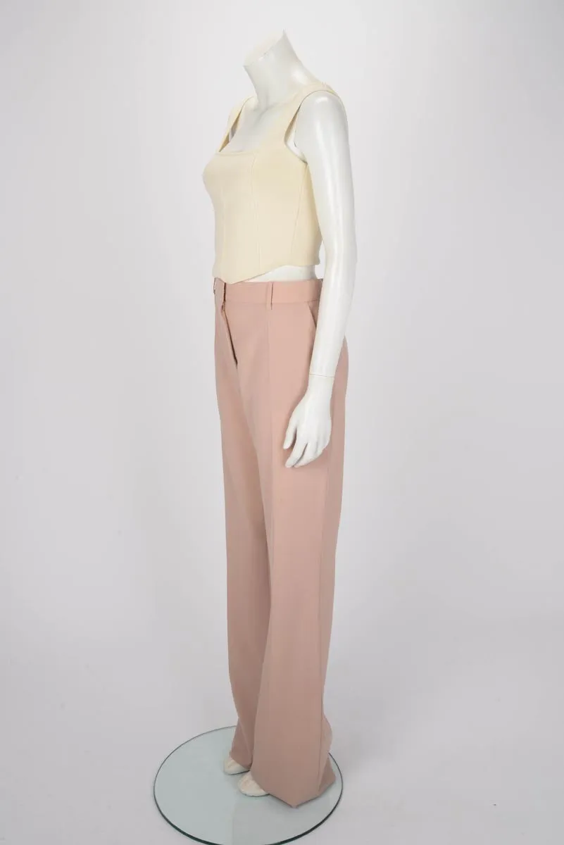 Valentino Sand Wool Classic Pant IT 46