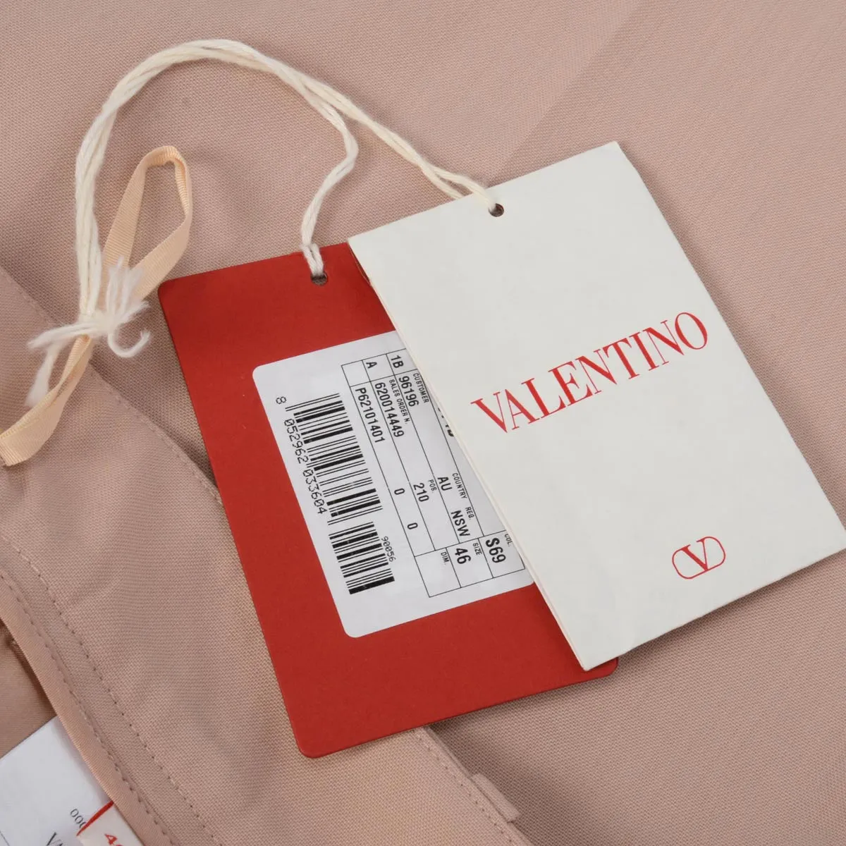 Valentino Sand Wool Classic Pant IT 46
