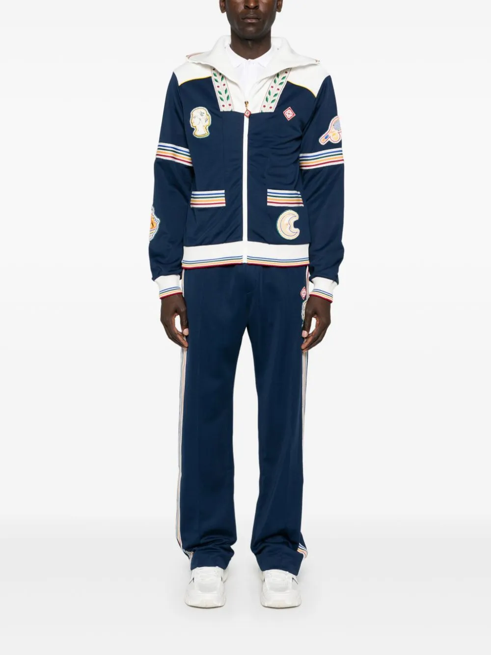 Varsity track pants