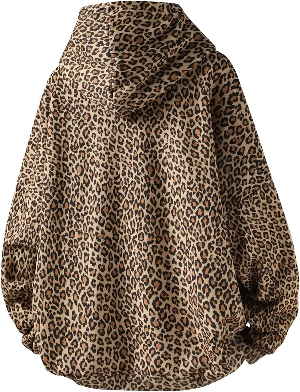 VCM Leopard Print Hoodie Cheetah Hoodies for Women Y2k Camo Womens Pullover Y2k Graphic Oversized Sweatshirt