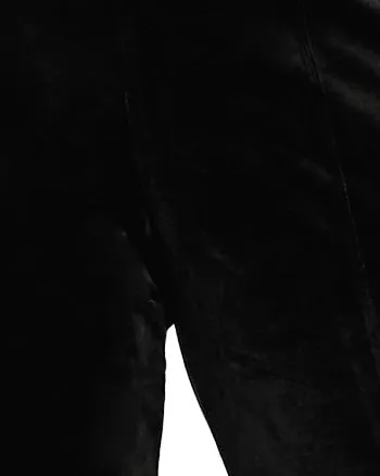 Velour Panel Pant | Black