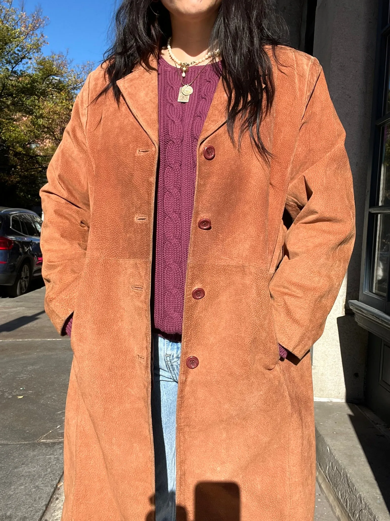 Vintage Suede Coat