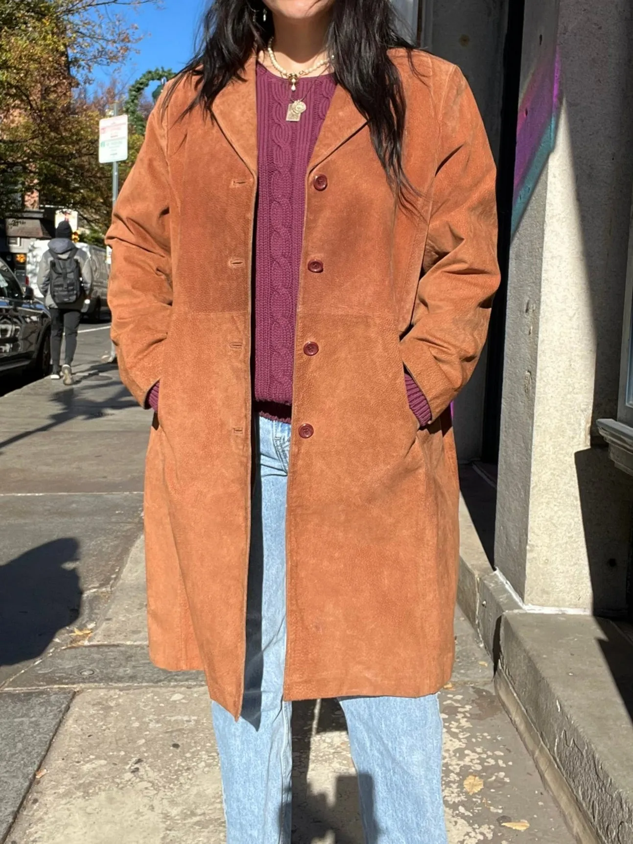 Vintage Suede Coat