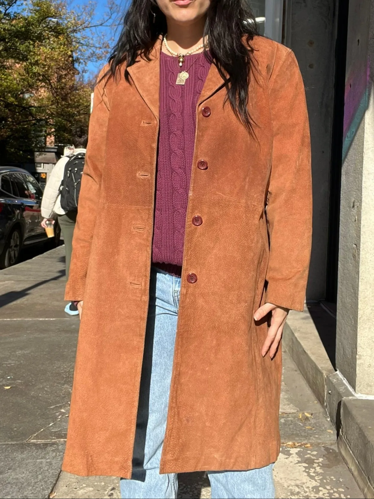 Vintage Suede Coat
