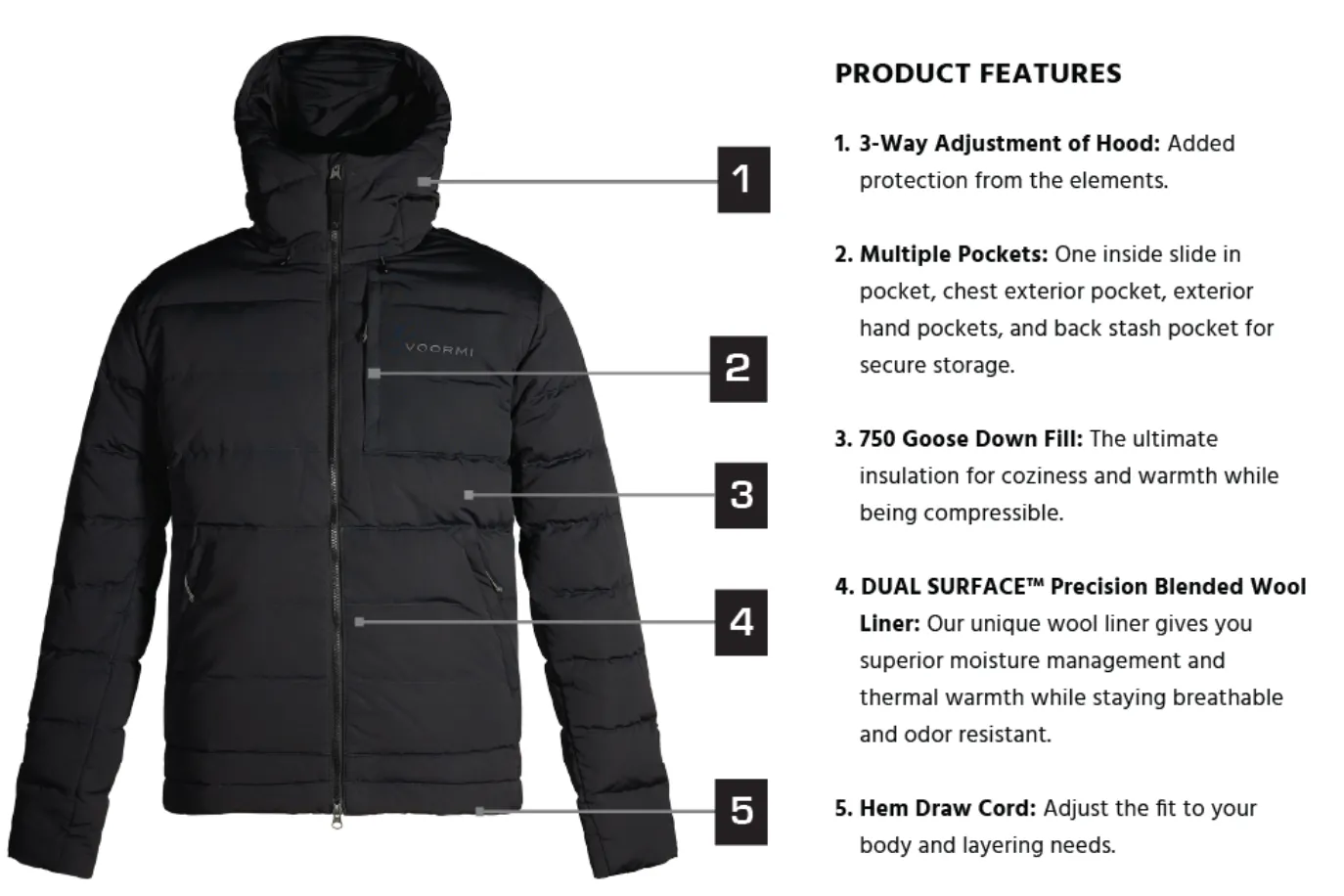 Voormi Men's VOORMI Puffy
