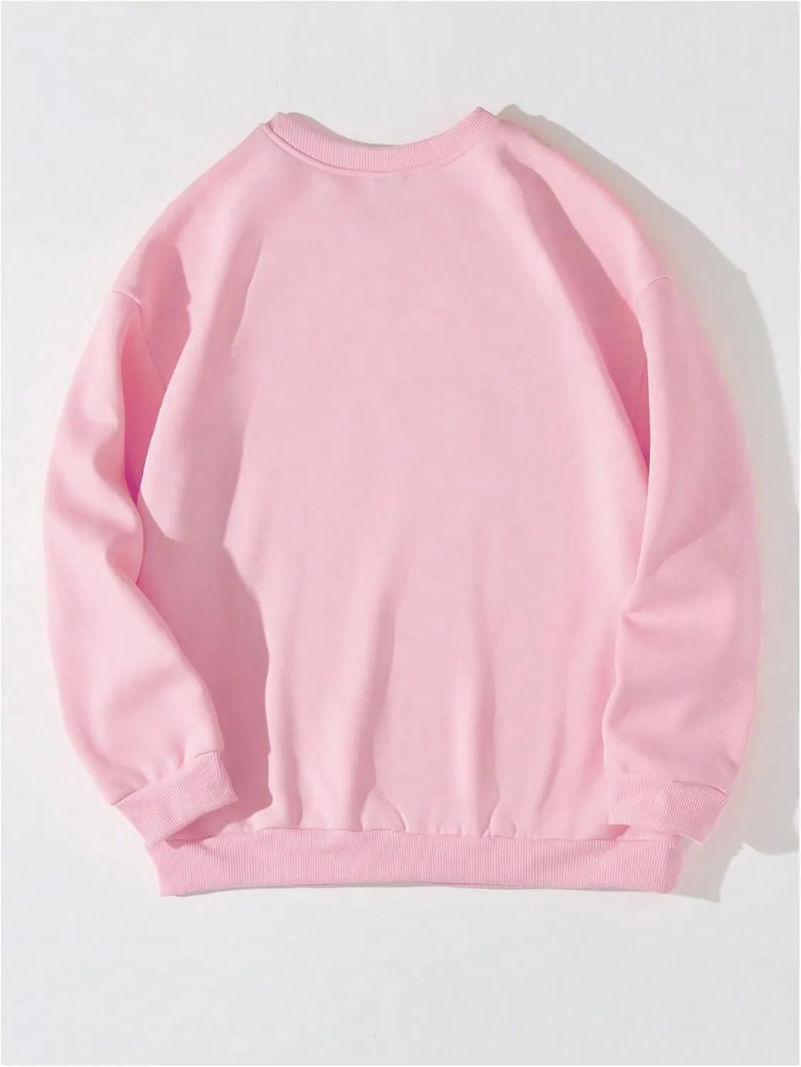 WDIRARA Women's Graphic Print Cute Long Sleeve Cute Sweatshirts Crew Neck Halloween Pullovers